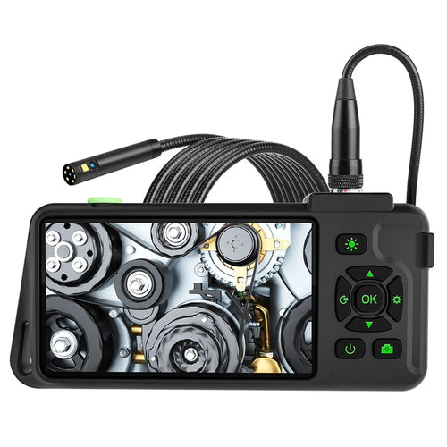 T22 Dual Lens Industrial Endoscope with 4pcs Light 3.5m 4.5 inch 5.5mm 1080P IP67 Waterproof Digital Borescope - 1