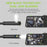 T22 Dual Lens Industrial Endoscope with 4pcs Light 5m 4.5 inch 5.5mm 1080P IP67 Waterproof Digital Borescope - 6