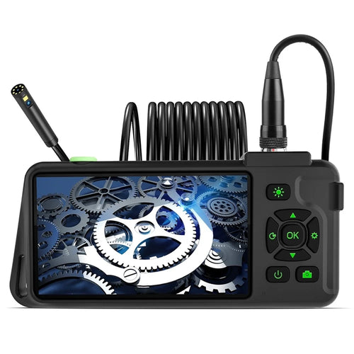 T22 7.9mm Dual Lens Industrial Endoscope with Light 3.5m 4.5 inch 1080P IP67 Waterproof Borescope - 1