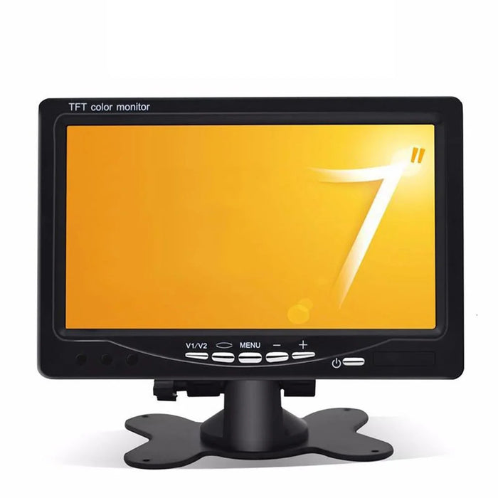 RH-701A 7" LCD Video Display Screen Monitor with Rear View Backup Car Camera Parking and Reverse System Kit for Vehicles - 2