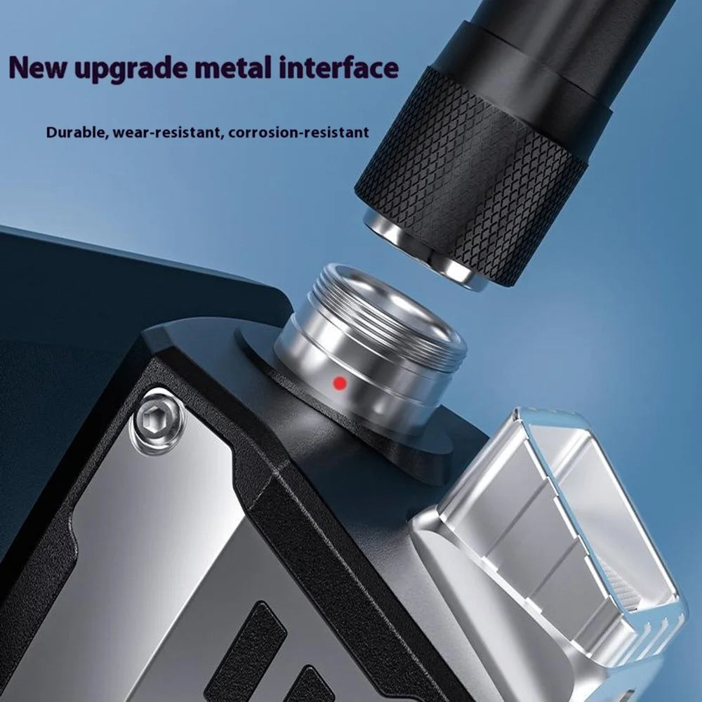T28 5.5mm Dual Lens Endoscope with 4pcs Light 10m 5-inch 1080P Digital Industrial Borescope - 5