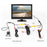 RH-510 High Brightness 12-LED Rear Camera Car Parking Reverse System Kit with 5'' LCD Display Monitor - 4