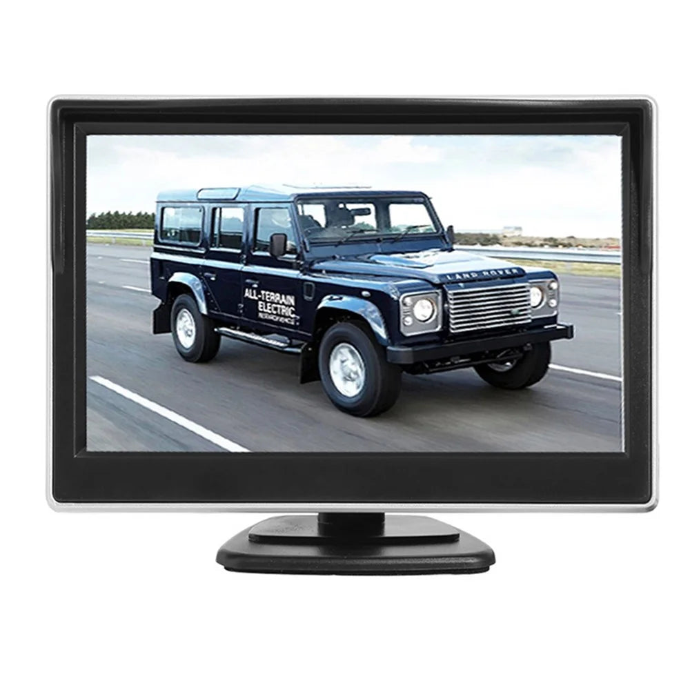 RH-511 Rear View Backup Car Camera Waterproof 5" LCD Video Display Screen Monitor Parking and Reverse Assist Safety System Kit for Vehicles - 2
