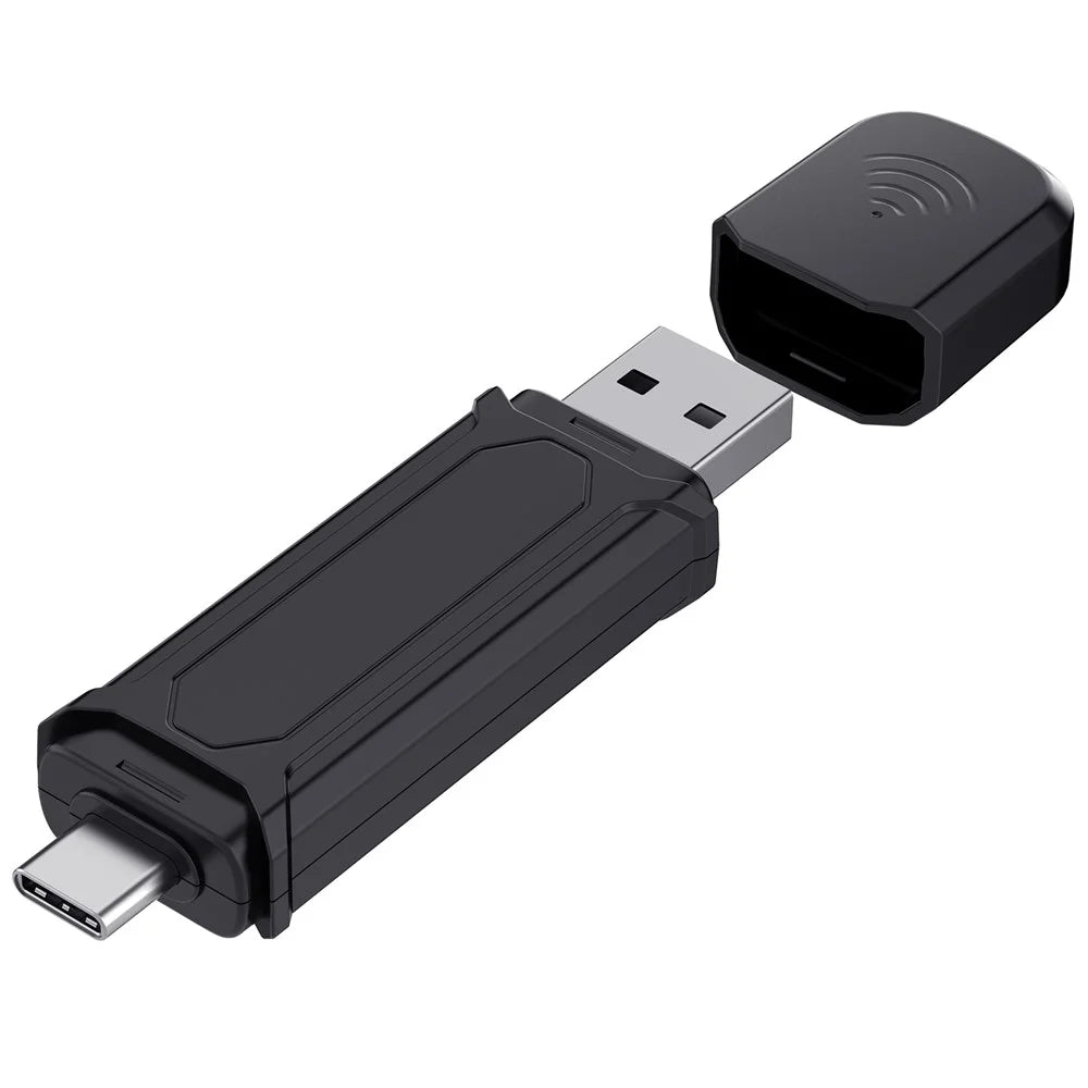 Mini SE Wireless Carplay Adapter USB-A / Tpye-C Plug Wired to Wireless Carplay Auto Smart Box - 1
