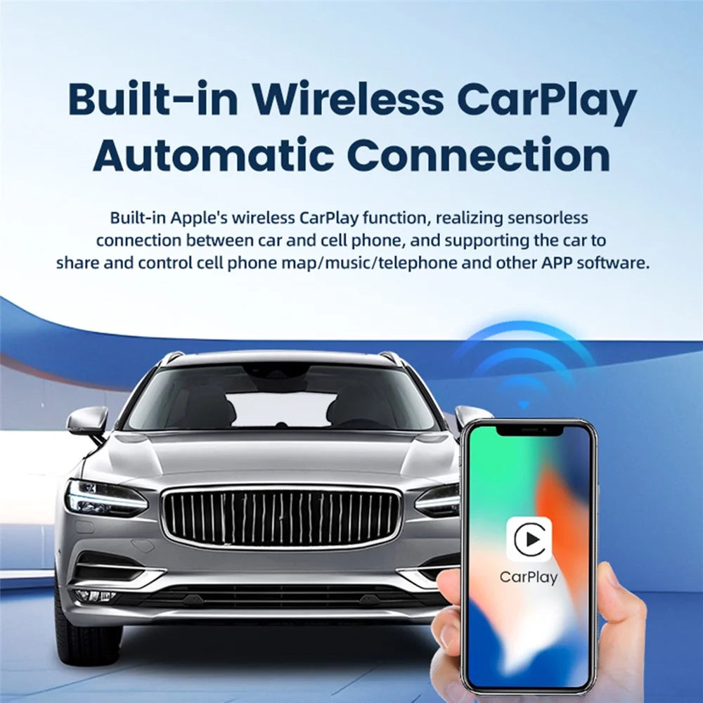Mini SE Wireless Carplay Adapter USB-A / Tpye-C Plug Wired to Wireless Carplay Auto Smart Box - 7