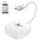 020-7++ Wireless Android Auto Adapter Video Streaming Wired to Wireless USB Dongle - White - 1