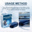 RAYHONG Car Windshield Window Anti Freeze Snow Removal Tool Quick Ice Melting Solar Defrosting Device - 6