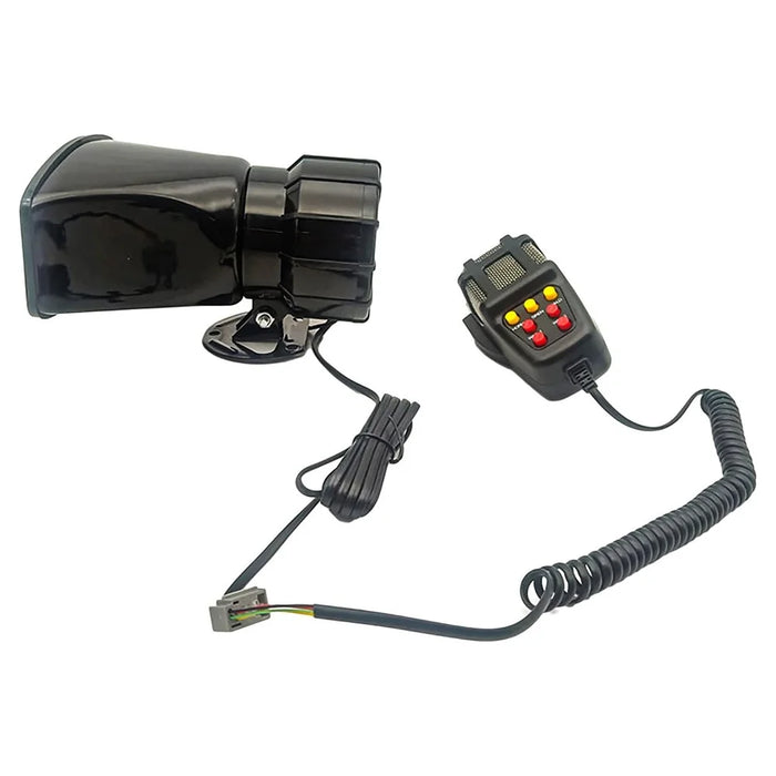 Car Horn Square Mouth 7 Tone 12V 100W Warning Loudspeaker Car Alarm Speaker - 7