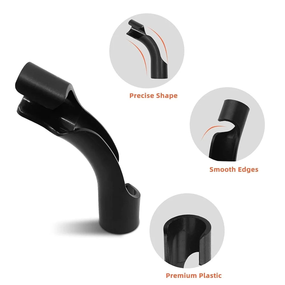 Fuel Filling Hose Holder Race Car Motorcycle Tank Refueling ABS Hose Fixing Tool - Black - 5
