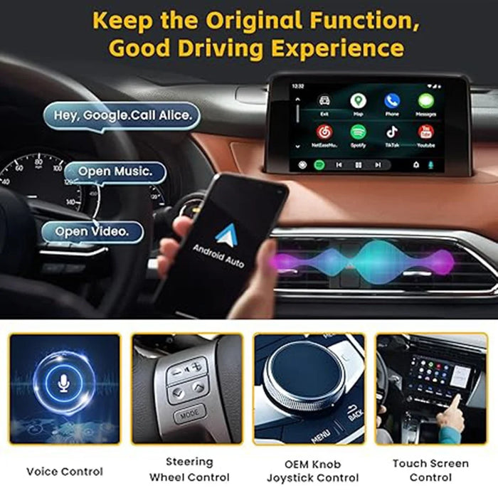 Carplay / Android Auto Car Wired to Wireless Video Box Vehicle Smart Carplay Adapter - 6