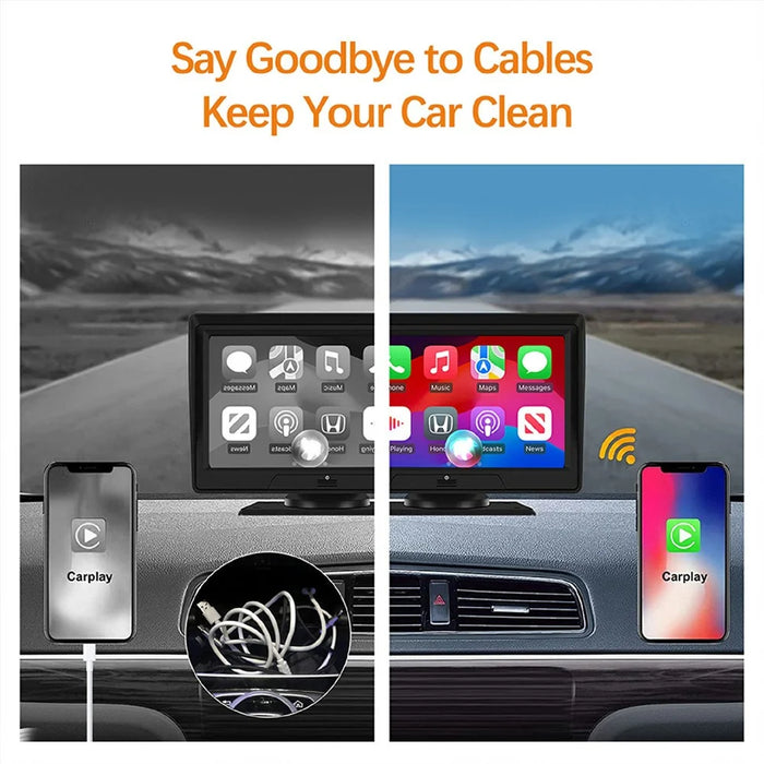 K81 Wireless Carplay Adapter Auto Wired to Wireless WiFi 6 Bluetooth-compatible 5.0 Navigation Player - 4