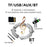 M-60 4.1-inch HD Touchscreen Car MP5 Player Bluetooth-compatible Dual USB Reverse Image Player - 4