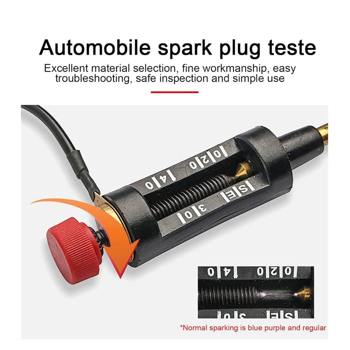 Spark Plug Tester Car Motorcycle Ignition System Small Engine Diagnostic Tool - 7
