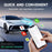 643 2 in 1 Wireless Carplay / Android Auto Adapter Car Wired to Wireless Upgrade Adapter - White - 5