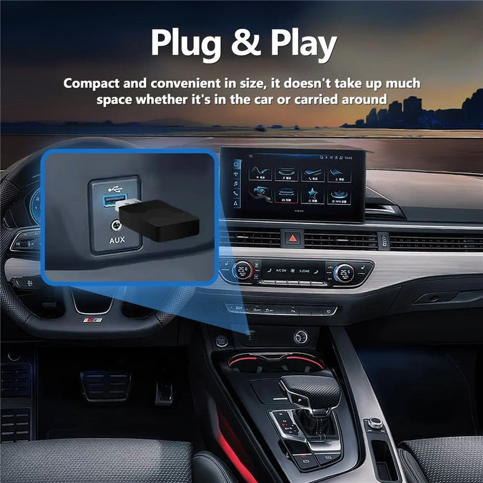 2 in 1 USB Dongle Wireless CarPlay Android Auto Adapter for Wired to Wireless Upgrade - 7