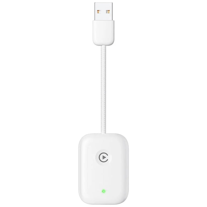 643 Car Wireless CarPlay Adapter for iPhone Transform Wired to Wireless - White - 1