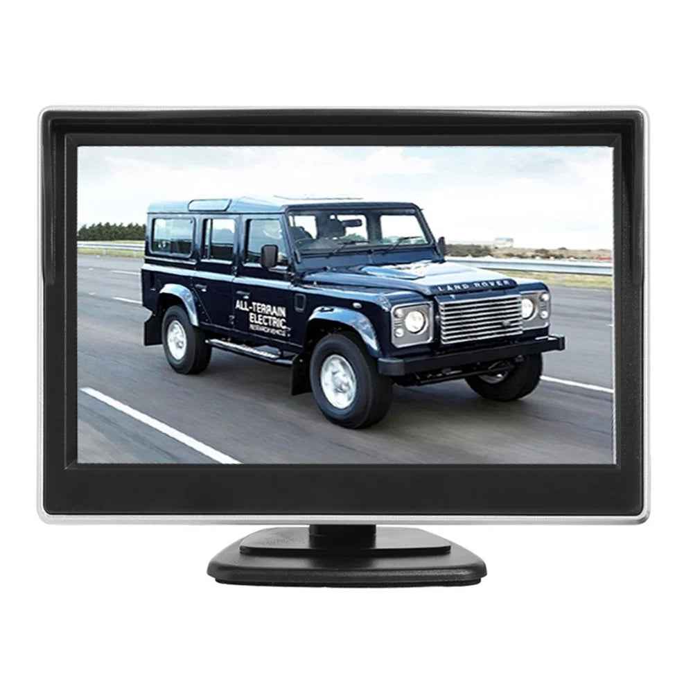 RH-507 5'' LCD Display Monitor Car Parking Reverse Waterproof Butterfly-shaped Rear Camera with Power Supply Cable and Video Line - 2