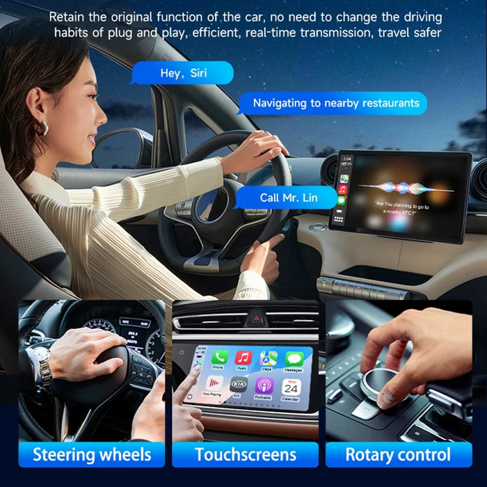 Mini SE X1AIR CarPlay Android Auto Wireless Upgrade Adapter Car Connectivity Wireless Box - 6