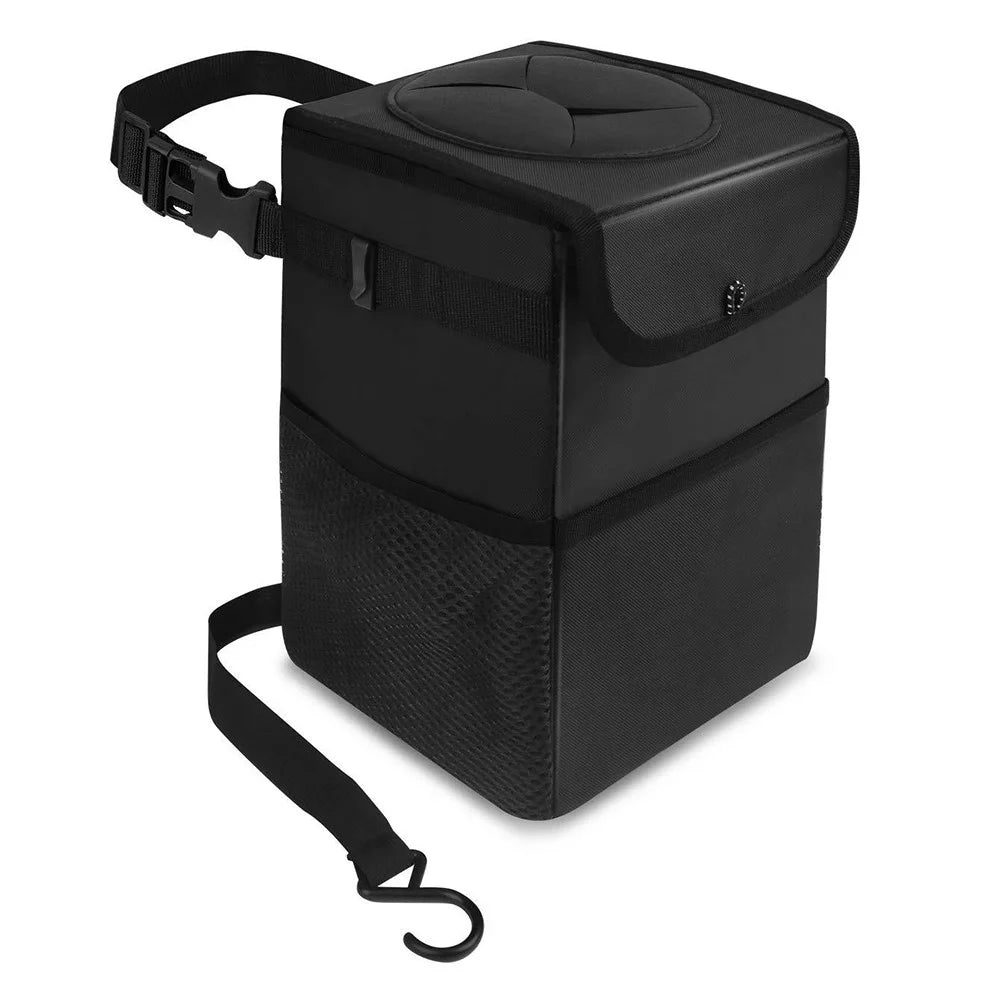 Multipurpose Car Trash Can Waterproof Oxford Fabric Foldable Storage Box for Vehicle - 1