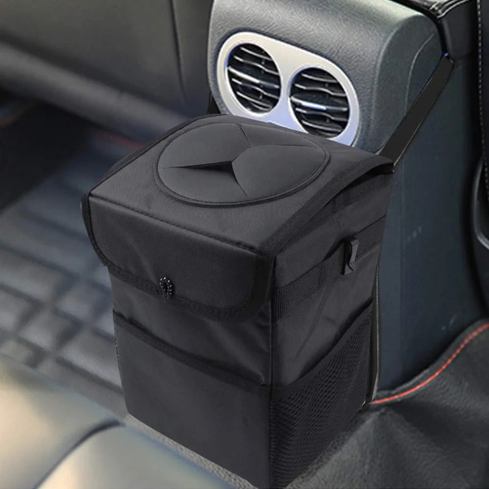Multipurpose Car Trash Can Waterproof Oxford Fabric Foldable Storage Box for Vehicle - 3