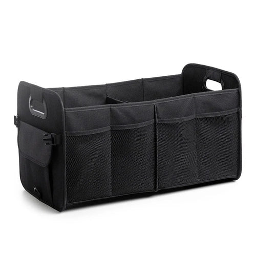 Large Capacity Car Trunk Organizer Waterproof Oxford Fabric Foldable Storage Box - Black - 1