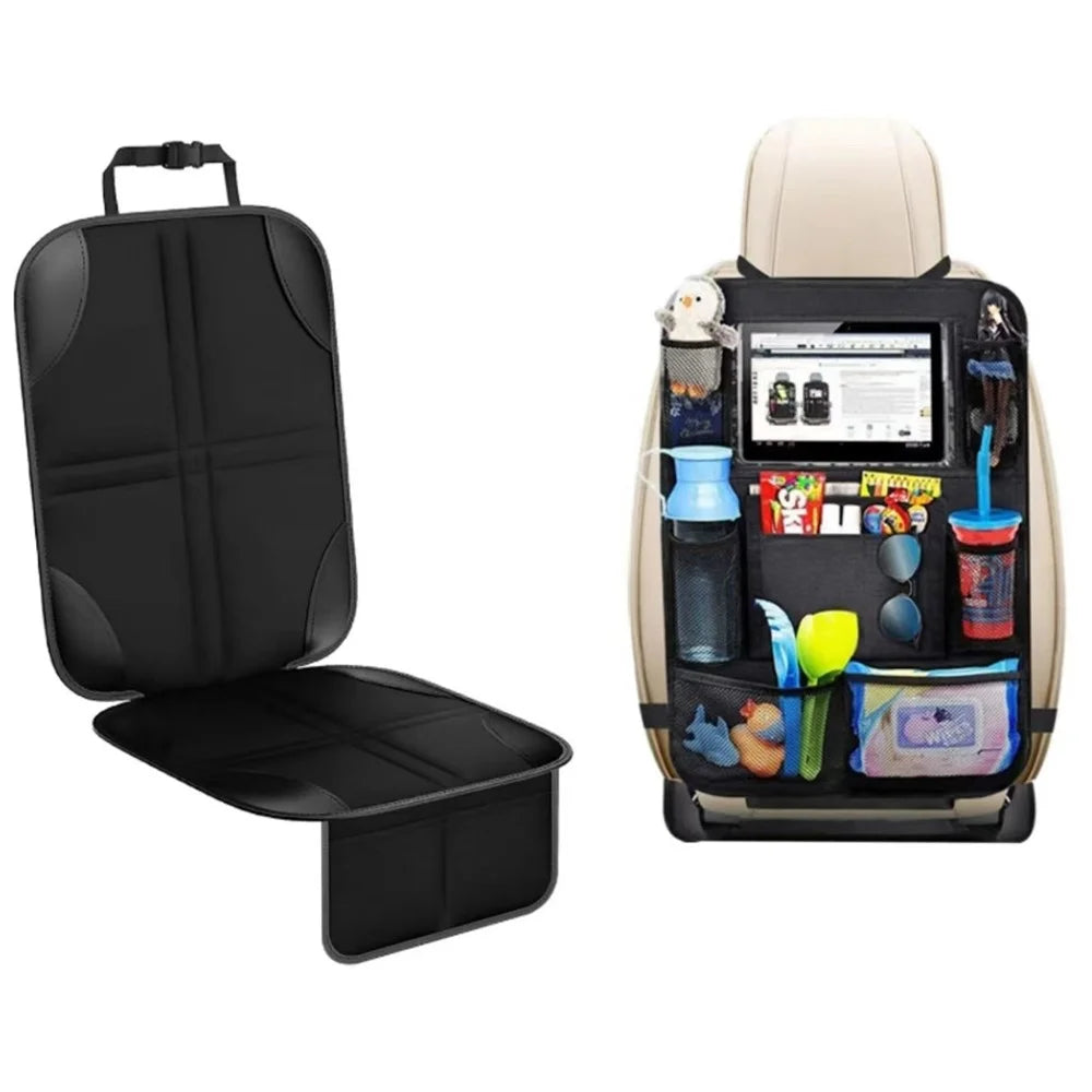 Waterproof Child Safety Seat Anti Kick Seat Cover Car Seat Backrest Protector Mat - 1