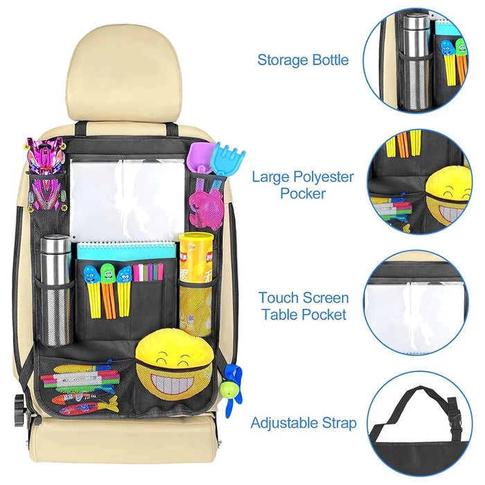 Waterproof Child Safety Seat Anti Kick Seat Cover Car Seat Backrest Protector Mat - 3