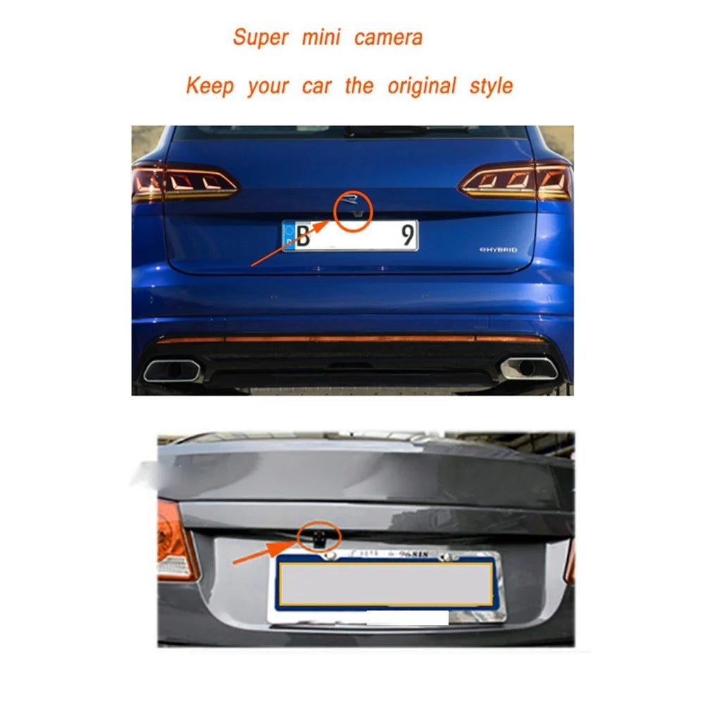 RH-508 Car Accessories 5'' LCD Display Monitor 4-LED Rear Camera Car Reversing Kit with AV1 AV2 Vide Inputs - 7