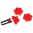 Universal Car Accessory 20Pcs 21mm Wheel Nut Bolt Covers Tire Screw Cap Hub Protective Covers - Red - 3
