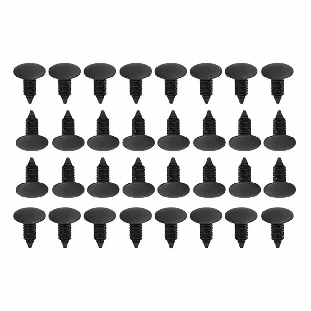 190Pcs Automotive Fasteners Kit 6 Sizes Rivet Clips With 6 Inch Pry Tool Bumper Fender Retainer - 6