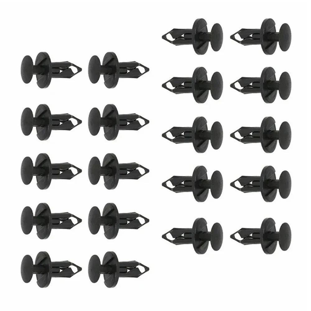 190Pcs Automotive Fasteners Kit 6 Sizes Rivet Clips With 6 Inch Pry Tool Bumper Fender Retainer - 7