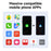 348 Wireless CarPlay Adapter for iPhone Convert Wired to Wireless Compatible with Built-In CarPlay Cars - Black - 6