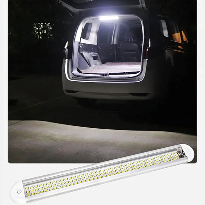 12 - 85V Car Interior Light 120 Leds 3 Rows High Brightness Reading Lamp for Truck RV Cabin - 3