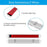 12 - 85V Car Interior Light 120 Leds 3 Rows High Brightness Reading Lamp for Truck RV Cabin - 5
