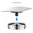 2Pcs Car Rearview Mirror Blind Spot Auxiliary 360 Degree Wide Angle Frameless HD Reflector - Silver - 6