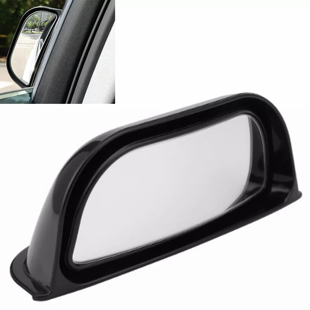 Car Side Wide Angle Blind Spot Mirror Exterior Rearview Mirror for Rear Seat Passengers - 2