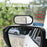 Car Rear View Mirror 360-Degree Rotatable Wide Angle Blind Spot Mirror Auxiliary Parking Aid - Black - 6