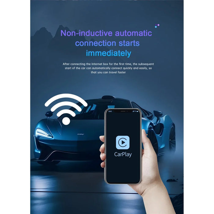 Wireless Carplay Adapter CarPlay Smart Box Convert Wired to Wireless Dongle for Apple Android - 4