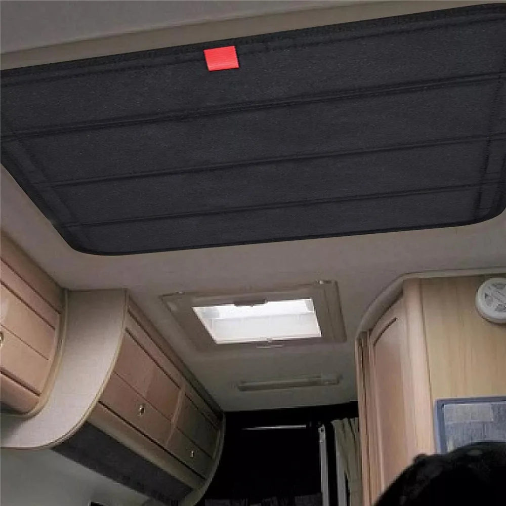 RV Sunroof Sunshade Curtain Privacy Protection Foldable RV Vents Skylight Insulator Cover - 7