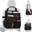 Car Front Seat Organizer 600D Oxford Fabric Seat Back Storage Bag with Shoulder Strap - 2