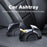 Car Door Ashtray Portable Cigarette Holder with Lid Removable Liner Ashtray - Black - 6