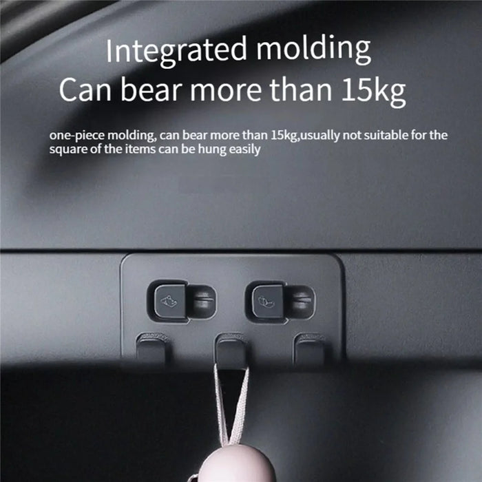 For Tesla Model Y 2021 - 2023 Car Trunk Organizer Hook Sundries Storage Bag Umbrella Hanger - 7