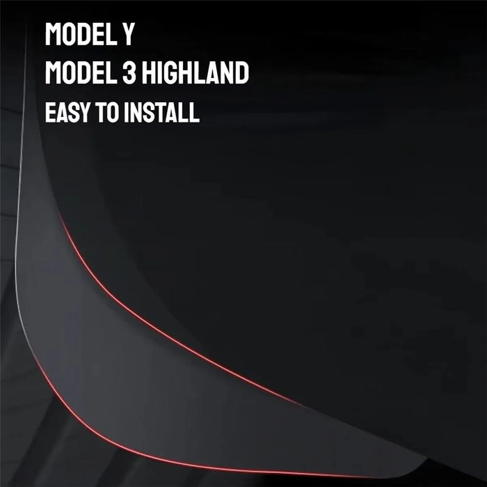 4Pcs / Set For Tesla Model 3 2024 Mud Fenders TPE Front and Rear Replacement Splash Guards - 5