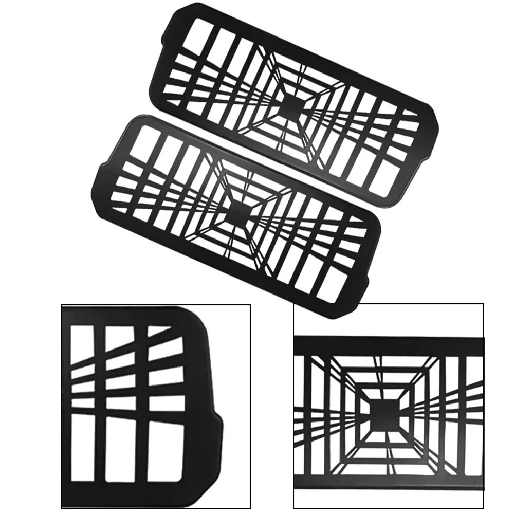 2Pcs / Set For Tesla Model Y Under Seat Air Vent Cover Plastic Air Outlet Dustproof Shield - 2
