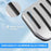 2Pcs / Set For Tesla Model Y  /  3 Car Styling Non Slip Accelerator Brake Pedal Pad Cover - Silver - 6