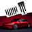 2Pcs / Set For Tesla Model Y  /  3 Car Styling Non Slip Accelerator Brake Pedal Pad Cover - Silver - 7