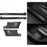 4Pcs For Tesla Model Y Carbon Fiber Texture Front and Rear Door Sill Protector Cover Anti Kick Threshold Strip - 2