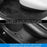 4Pcs For Tesla Model Y Carbon Fiber Texture Front and Rear Door Sill Protector Cover Anti Kick Threshold Strip - 7