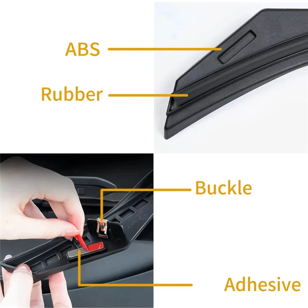 For Tesla Model Y 2021 - 2024 Front Trunk Hood Rubber Seal Weatherstrip Dustproof Waterproof Strip - 3