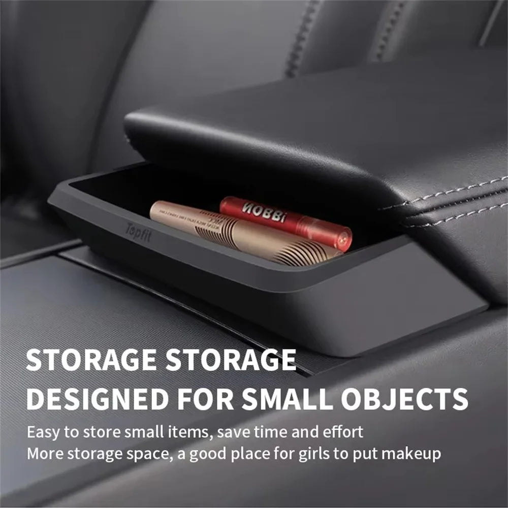 For Tesla Model 3 Highland 2024 2025 Center Console Storage Box Armrest Organizer Tray - 7